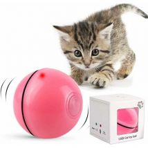 Langray - Interactive Cat Toy, 360 Degree Self-Rotating Ball, usb Charging led Exercise Toy, Automatic Rotating Interactive Balls for Kitten Kittens