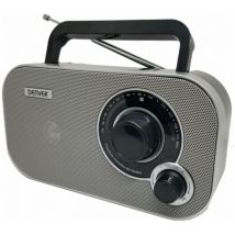 Denver Electronics - Radio Denver TR-51GREY con sintonización analógica fm. Se puede utilizar con corriente o pilas.
