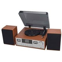 Mrd-52lightwood Stereo. Radio Fm E Dab+. Giradischi E Lettore Cd. Connessione Bluetooth. Alloggiamento In Legno - Denver