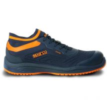 Calzado de seguridad SPARCO LEGEND FLAP ESD S1P SRC (azul marino/naranja)