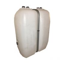 Graf - Depósito gasóleo rectangular homologado 750 litros para gasolina/gasoil, 115x62x147 cm