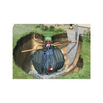 Graf - Depósito para agua pack garden confort 4.800 l - negro