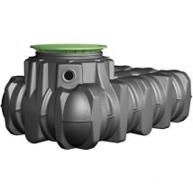 Graf - Depósito para agua poca profundidad 3.000 litros - negro