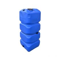 Graf - Depósito Agua Potable cuadrado 1000 litros Schütz, 78x78x195 cm, recomendado para uso exterior, azul