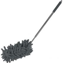 Homea - Dépoussiéreur avec manche télescopique, 28-75 cm