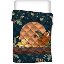 Der König der Löwen Kinderdecke Tagesdecke 200x140 cm – Weiche Decke für Bett und Sofa