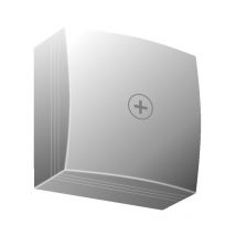 Salida blanca para moldura, Al. 7,5 x P.3,2 cm TEHALIT