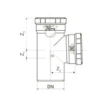 Riuvert - Derivación vtr 90o dblue Medidas: 40-90 mm