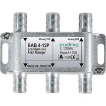 Bab 4-12P Dérivateur tv câble 4 voies 5 - 1218 MHz - Axing