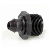 Dérivation avec du fil de caoutchouc. mâle pour tuyaux en pe