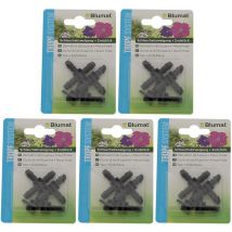 Blumat - Dérivations de tuyau 8mm avec fin de ligne d'égouttement Lot de 5