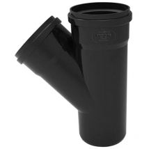 Derivazione phono black 45° mf diam. 100/50