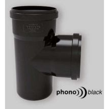 Braga Ridotta 87° Ad Innesto In Pvc Con Guarnizione Serie Phono Black Ø100/100 Nicoll