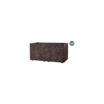 Cassetta Millennium 99 Brownstone – Vaso da fiori in resina leggera – 99x39x39 cm – Resistente ai raggi UVA e UVB