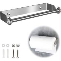 Derouleur Essuie Tout, Derouleur Porte Sopalin, Devidoir Porte Essuie Tout Mural, Distributeur Papier Aluminium Sopalin et Film, Support Sopalin