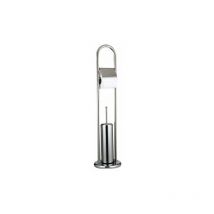 Maurer - Porte-rouleau papier toilette Brosse wc sol Inox