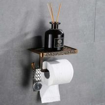 Derouleur Papier Toilette Porte Papier toilette Mural Support Papier Toilettes Couleur Porte-Papier Toilette Porte Bronze D'or