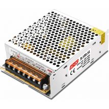 Derrui - Convertidor de 12V, 10A, ca 110/220V a cc, fuente de alimentación conmutada de 120W para cctv, Radio, proyecto de computadora, cuerdas de