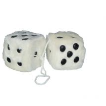 Hp Autozubehör - Des en peluche blancs 6x6cm