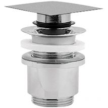 Galindo - desagüe semiautomático cuadrado extraplano cromo 48500