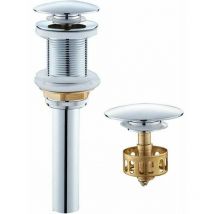 Jalleria - Desagüe de fregadero, sistema de desagüe emergente, desagüe de residuos sin rebosadero, desagüe de fregadero universal, desagüe de