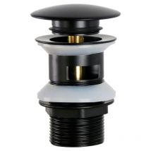 Ibuyke - Desagüe de lavabo emergente de latón G1 de 1/4' de promoción universal para fregadero con rebosadero, sistema Click-Clack, instalación sin