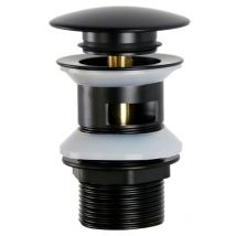 Macaron - Desagüe de lavabo emergente de latón G1 de 1/4' de promoción universal para fregadero con rebosadero, sistema Click-Clack, instalación sin