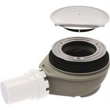 Geberit - Desagüe de plato de ducha salida pvc ø 40 mm - Con tapa de desagüe - 50 mm de profundidad de junta - 150.557.21.1