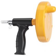 Vivahogar - desatascador de muelle para tuberias con tambor 6 m x 6 mm