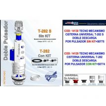 Tecnoagua - tecno descargador wc ciste baja t282s doble descargaxpuls.sinkit