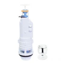 Tecnoagua - tecno descargador wc ciste baja t281n+ simple descarga+kit 50772