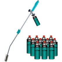 Désherbeur thermique Brule Herbes + 12 Cartouches de gaz 227gr Kz Garden
