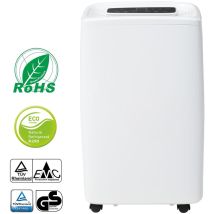 Eifson - Déshumidificateur 3-en-1, 12L/jour 15m2, réservoir d'eau 1,5L, écran led, minuterie 24h, résistant à la moisissure et à l'humidité - Blanc
