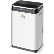 Kitchenchef – DSH25LCONFORTLINE – Déshumidificateur 25L/j – Capacité 6,5L, 395W, 45dB, jusqu'à 120m² – Plomberie chauffage