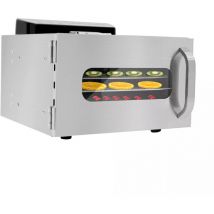 Gojoy - Déshydrateur automatique en acier inoxydable 6/8/10 étages pour légumes, fruits, écran lcd avec un minuteur, pour fruits, poissons, viandes,