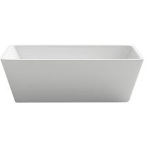 Badewanne WETZIKON II 170 x 80 cm weiß