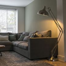 Design Floor Lamp Steel Adjustable - Hobby