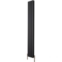 Revive Air - Design Heizkörper (Vertikal) 1800mm x 230mm (Doppellagig) in Anthrazit - Hudson Reed