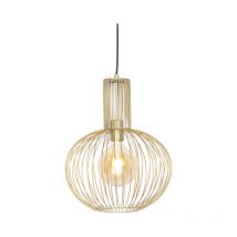 Design Hängelampe gold - Wire Bake