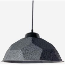 Design-pendelleuchte Aus Recyceltem Karton Turtle - Schwarz