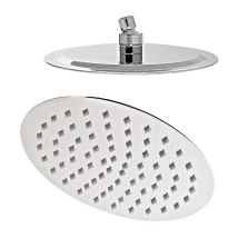 Nie Wieder Bohren - Design Regendusche Metall Kopfbrause oval 300 x 200mm extra flach, vaneda m+