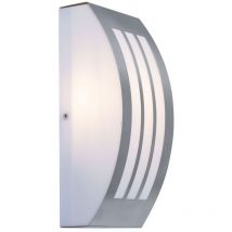 Außenwandlampe Dimmbar Mit Fernbedienung Edelstahl Haustürleuchte Fassadenlampe Led Wandleuchte Silber, Rgb Farbwechsel, 8,5w 806lm Warmweiß, Bxh 25x9