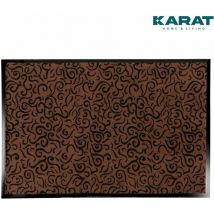 Design-Sauberlaufmatte Brasil Braun 90 x 120 cm
