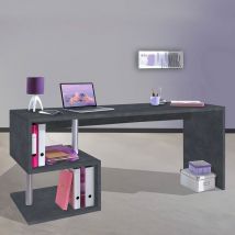 Design-schreibtisch 180x60cm Anthrazit Büro Modern Esse 2 Report