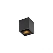 Design-Aufbaustrahler schwarz GU10 50mm - Qubo Honey