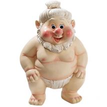Design Toscano - Garden Gnome Statue - Far Fighters Oriente Giardino del lottatore di Sumo - Prato Gnome