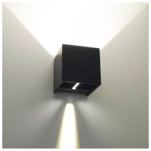 Design Wandleuchte LED Winkel verstellbar - Schwarz IP54 - Cubic