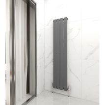 Mcc Direct - 1600 x 272mm Single Designer Flat Panel Central Heating Radiator anthracite