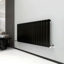Mcc Direct - 600 x 1156mm Single Designer Flat Panel Central Heating Radiator matt black