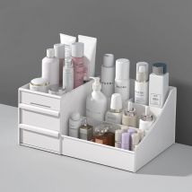 Desktop Makeup Organizer Drawers,Coffre de rangement de produits de beauté Bureau de bureau Organiseur Papeterie de bureau Boîte de rangement